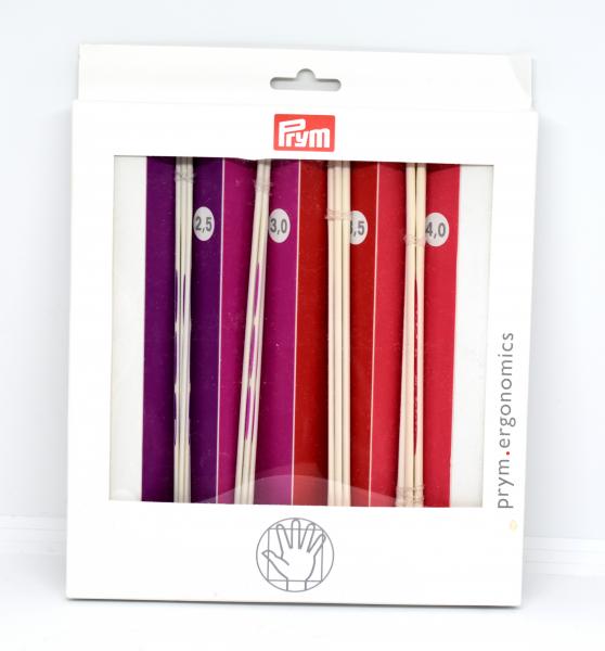 Prym Ergonomics Set Je 1 Nadelspiel 2,5 -3,0-3,5-4,0 mit 20 cm Länge